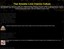 Tablet Screenshot of bestthaiamulets.com